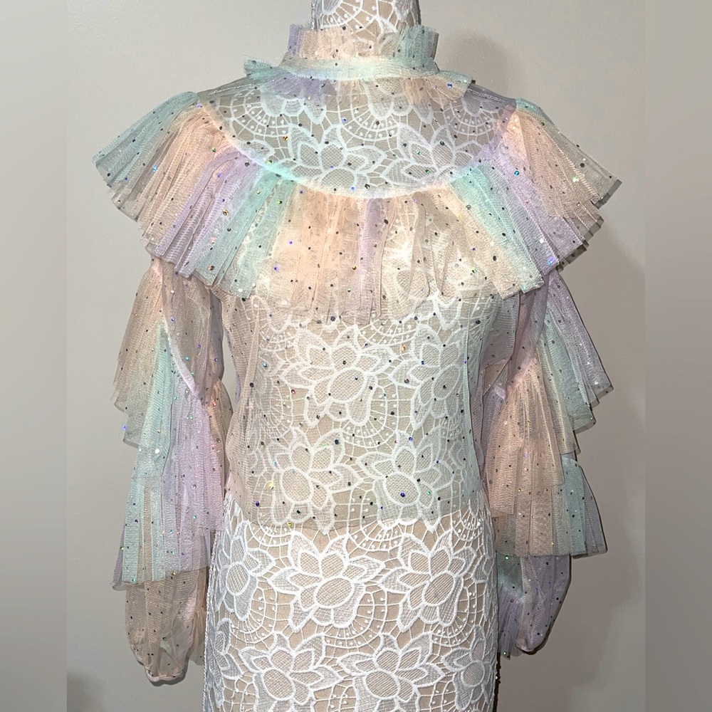 NWT size small see through blouse
